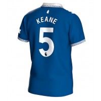 Everton Michael Keane #5 Hjemmedrakt 2023-24 Kortermet